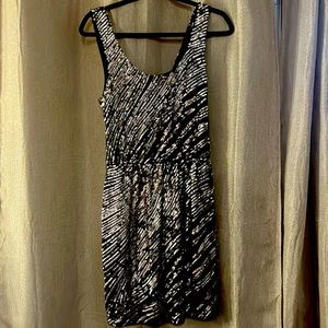 Express sequin black dress size medium